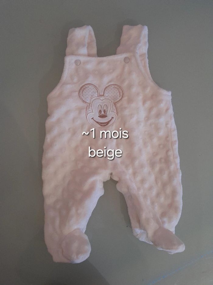 Salopette Mickey velours neuf ~1M
