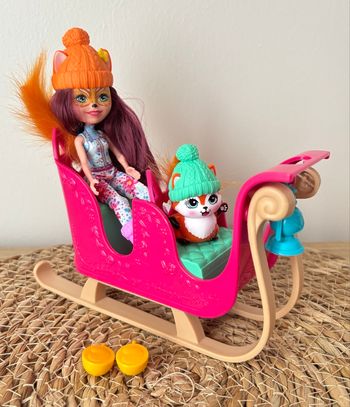 Enchantimals Felicity la renarde & Flick coffret « Balade en traîneau »
