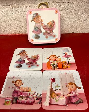 4 Puzzles les p’tites fille progressives