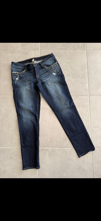 Jean Skinny avec strass Taille 44