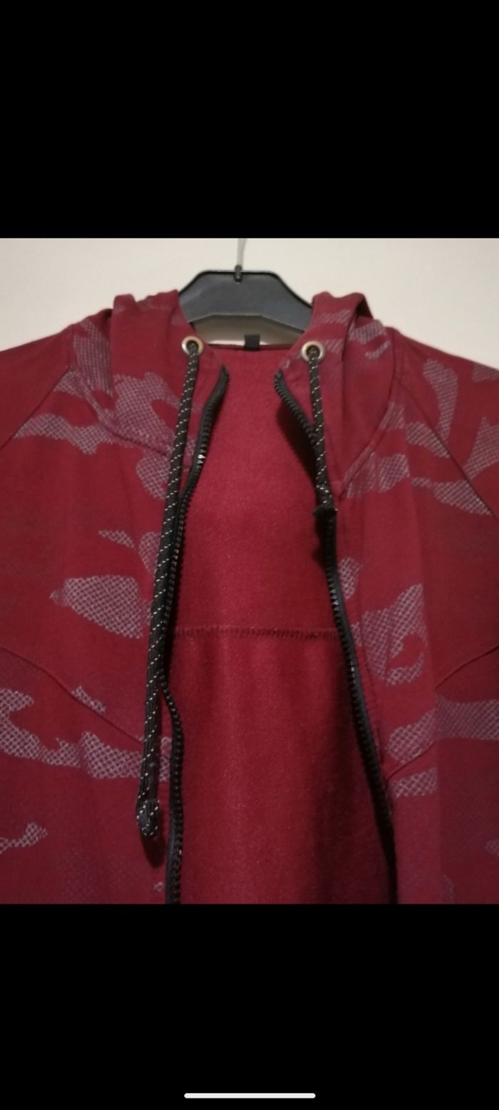 Sweat vintage bordeaux. Taille S - photo numéro 3