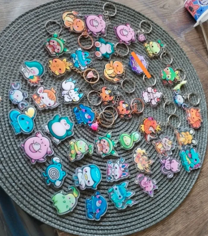 Porte clé pokémon acrylique