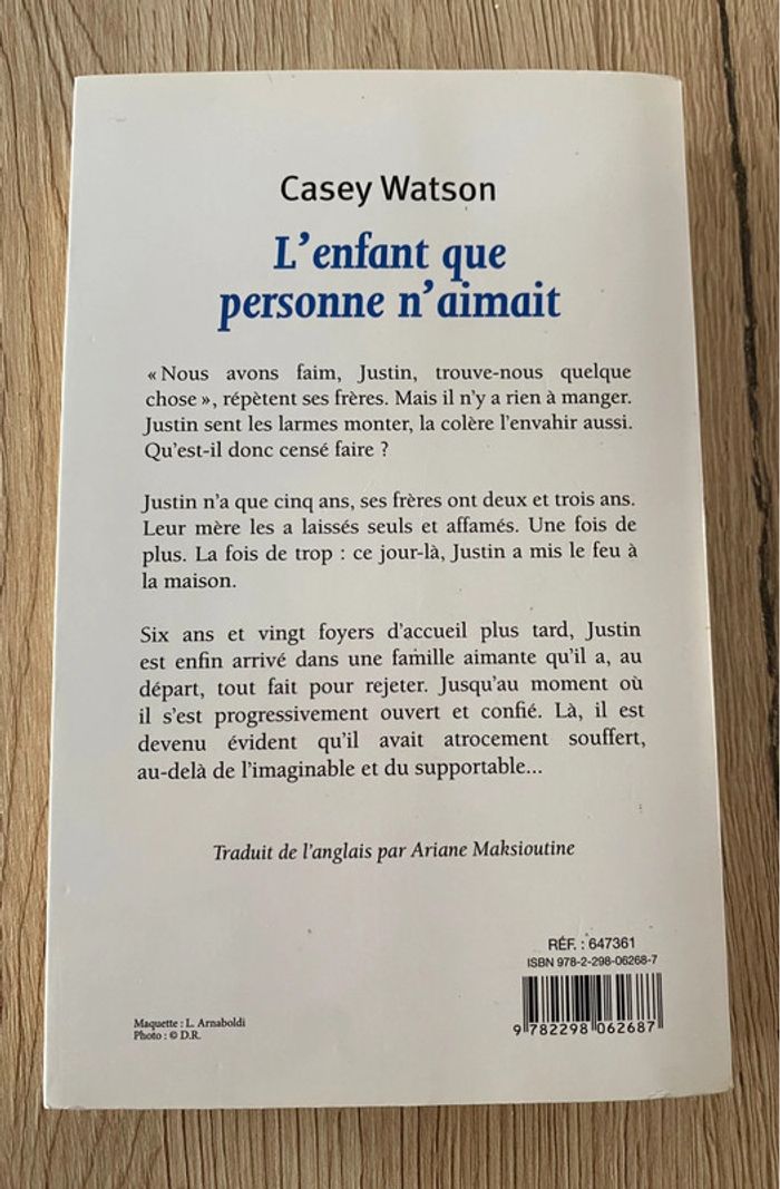 Livre l’enfant que personne n’aimait - photo numéro 2