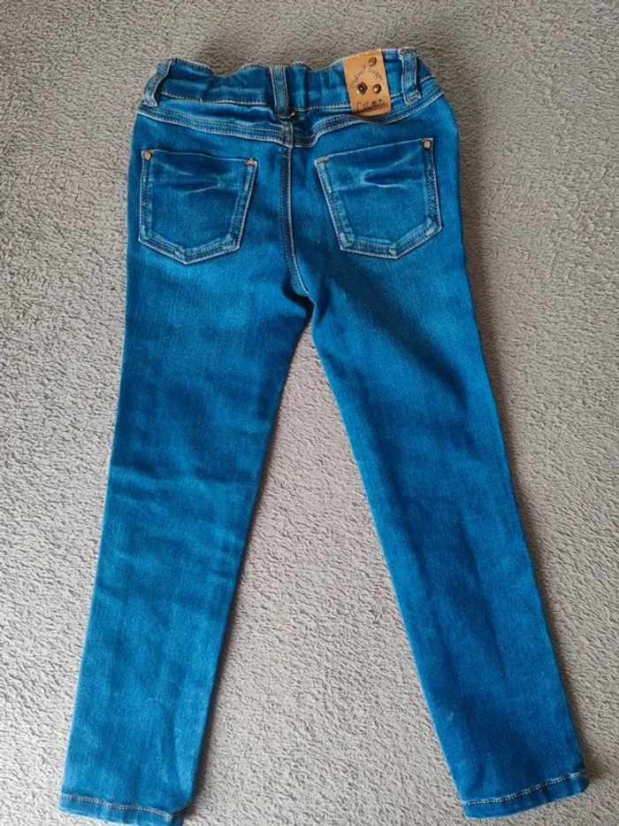 Jeans skinny Catimini bleu moyen 4 ans – Original Design - photo numéro 2