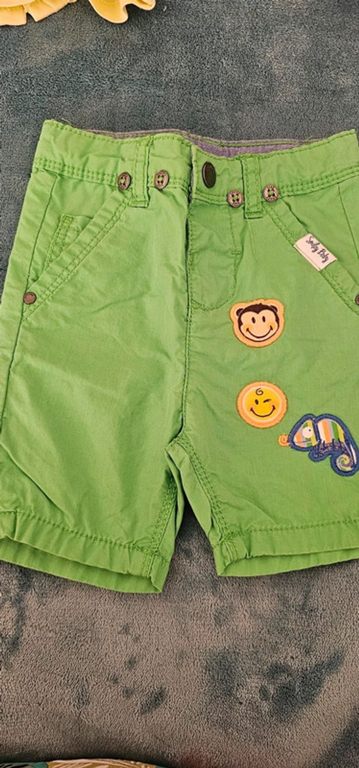 Lot de 2 tee-shirts Sergent Major et short 6 mois - photo numéro 8