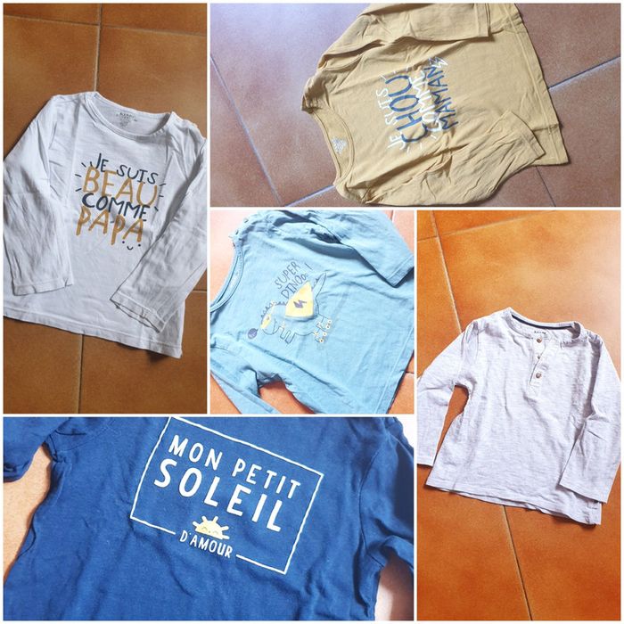 Lot de 5 t-shirt manche longue 2ans