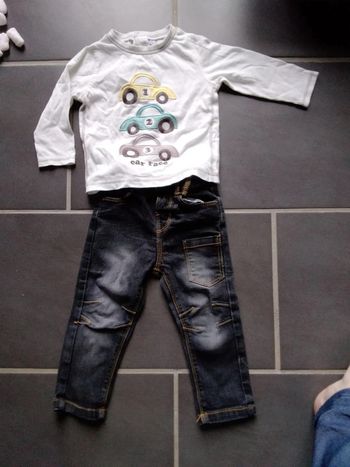 Jeans + pull léger