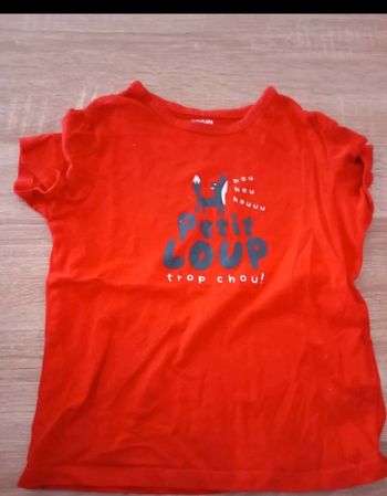 T-shirt petit loup