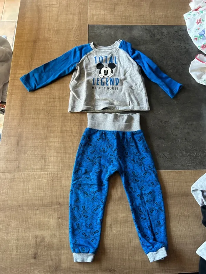 Ensemble jogging et sweat bébé garçon, Mickey, 12-24 mois