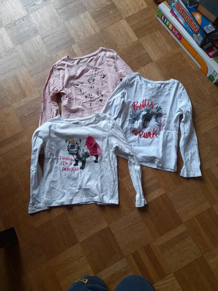 3 t.shirts Kiabi eco conception 5 ans