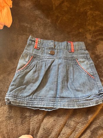 Jupe jeans 2 ans