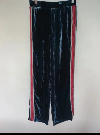 Pantalon effet velours