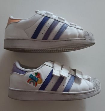 Basket Adidas arc en ciel 34