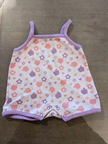 Barboteuse été à bretelles