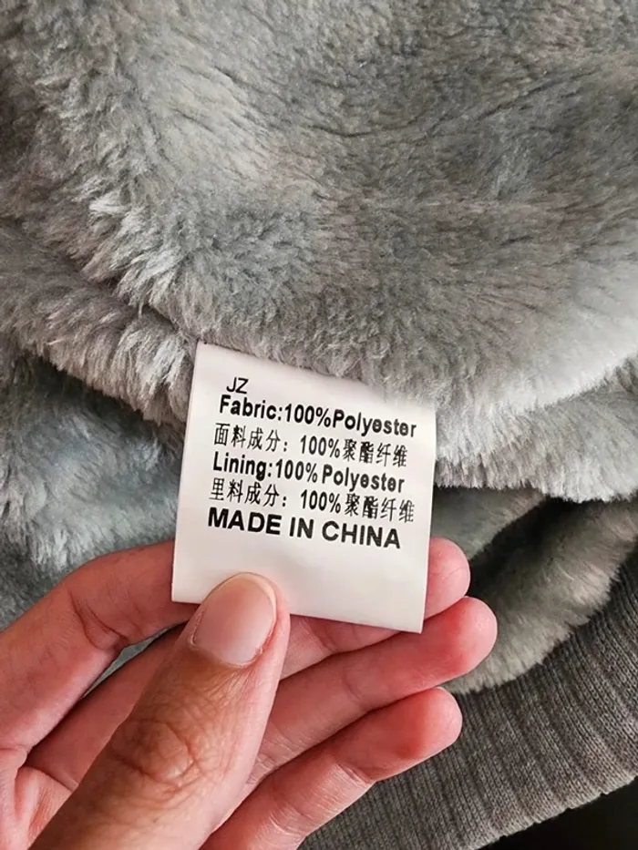 🌸Veste polaire fourrée Grise Taille 42 🌸 - photo numéro 7