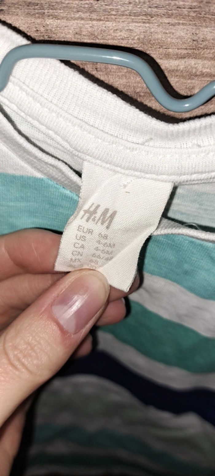 Tee-shirt manches courtes H&M 6 mois - photo numéro 3