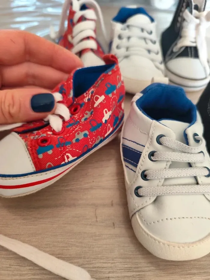 Lot de 3 paires de baskets - photo numéro 2