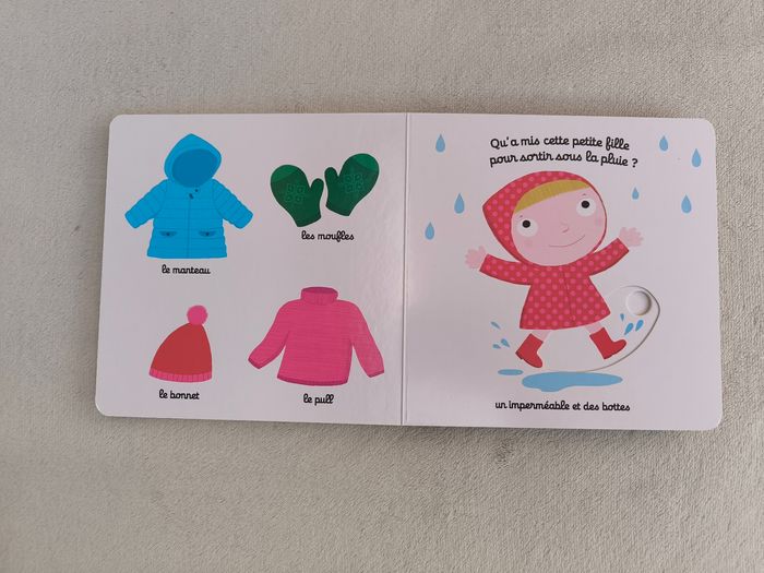 Livre Kididoc Mon imagier des vêtements Nathan - photo numéro 5