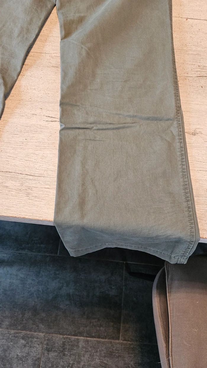 Pantalon homme kaki tirant sur le gris, Tex Man, taille 44 - photo numéro 9