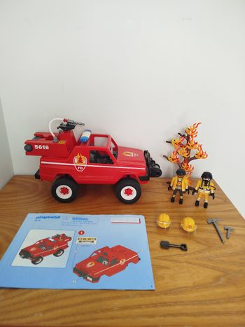 🔥 Camion de pompier américain Playmobil 5616 🔥