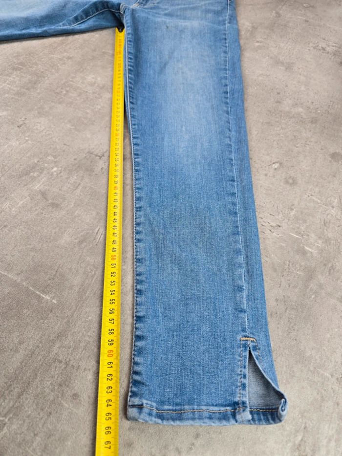 Jean levi's mile high super skinny bleu femme taille haute taile 30 bon état - photo numéro 15