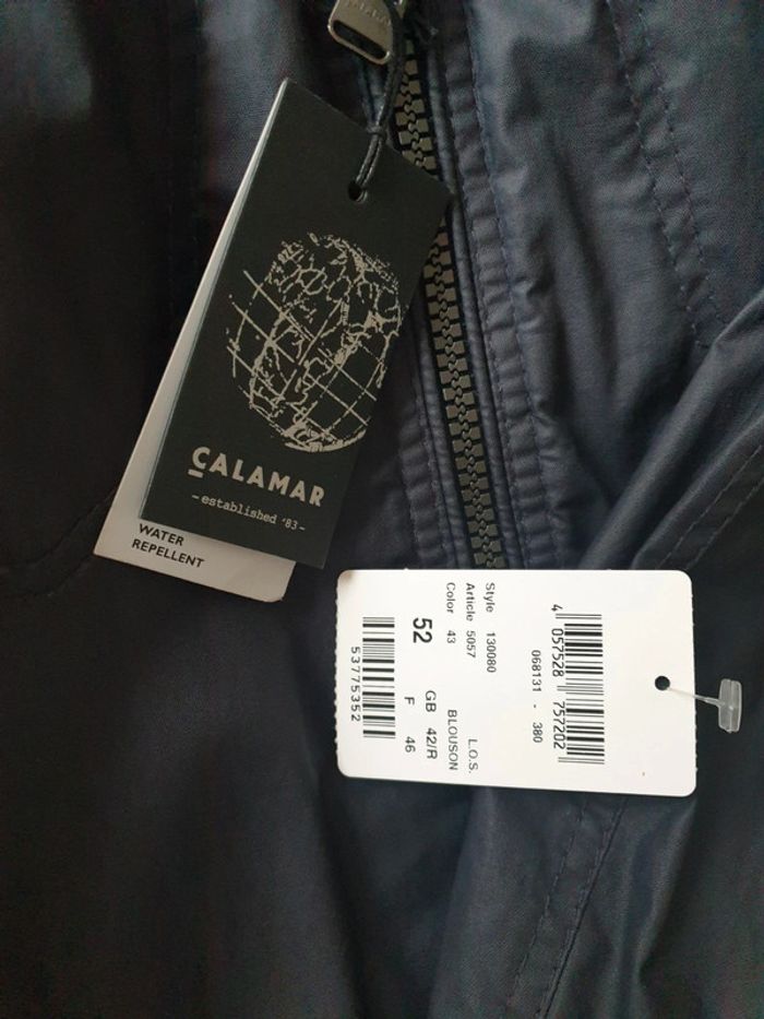 Veste Blouson Coupe Vent Parka Trench Déperlant Calamar Taille 52 - photo numéro 7