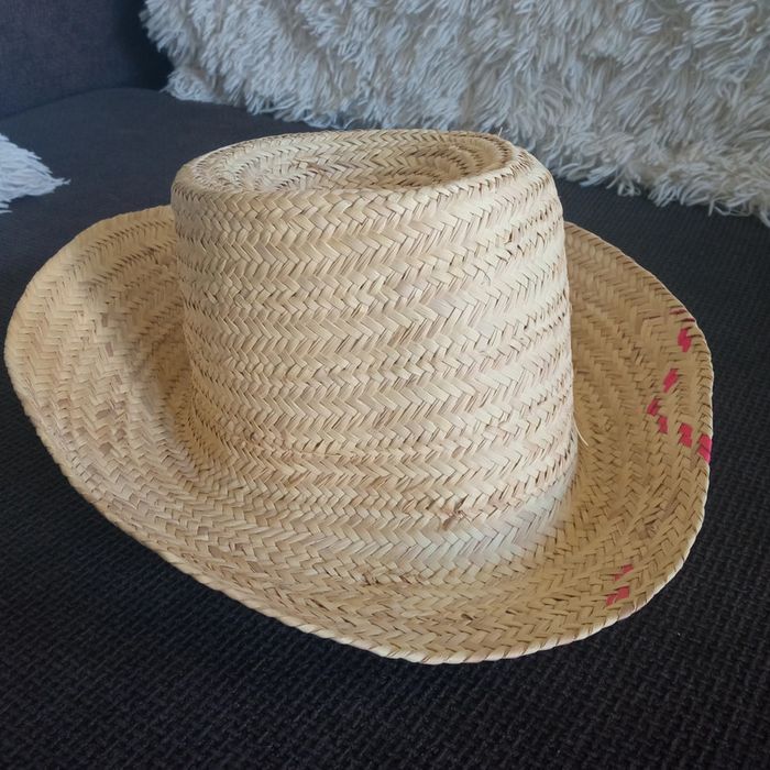Chapeau paille homme T57cm - photo numéro 8