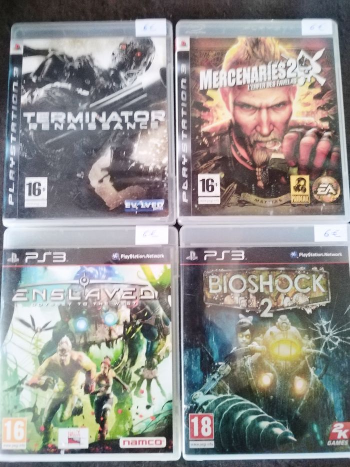 Lot 4 jeux PS3.