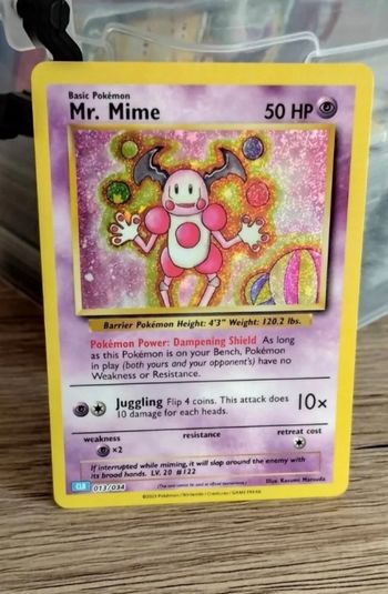 Carte Pokémon Mr. Mime Classic Collection Box Holo Anglais