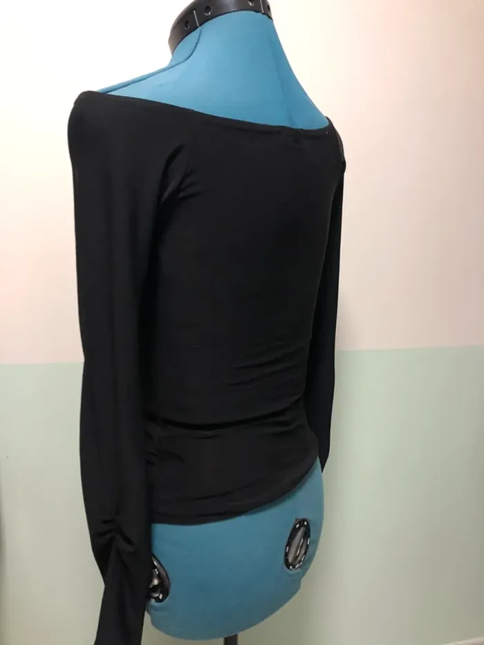 Pull léger noir Cécilia taille S Y2K vintage rétro - photo numéro 12