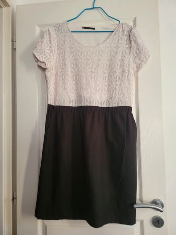 Robe haut dentelle bas noir