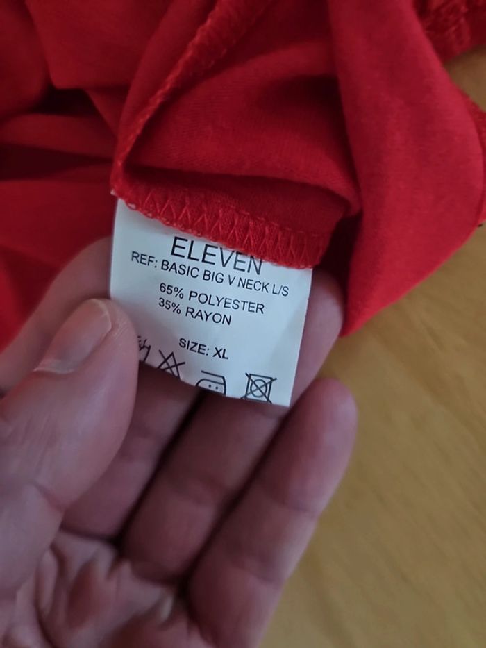 🔥T shirt ElevenParis Basic Big ML T.XL💫👕 - photo numéro 3