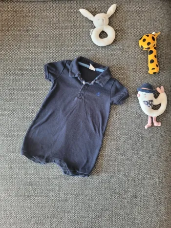 Combishort bébé garçon Petit Bateau 6 mois