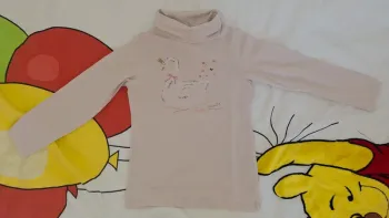 Tee-shirt manches longues avec col 4 ans