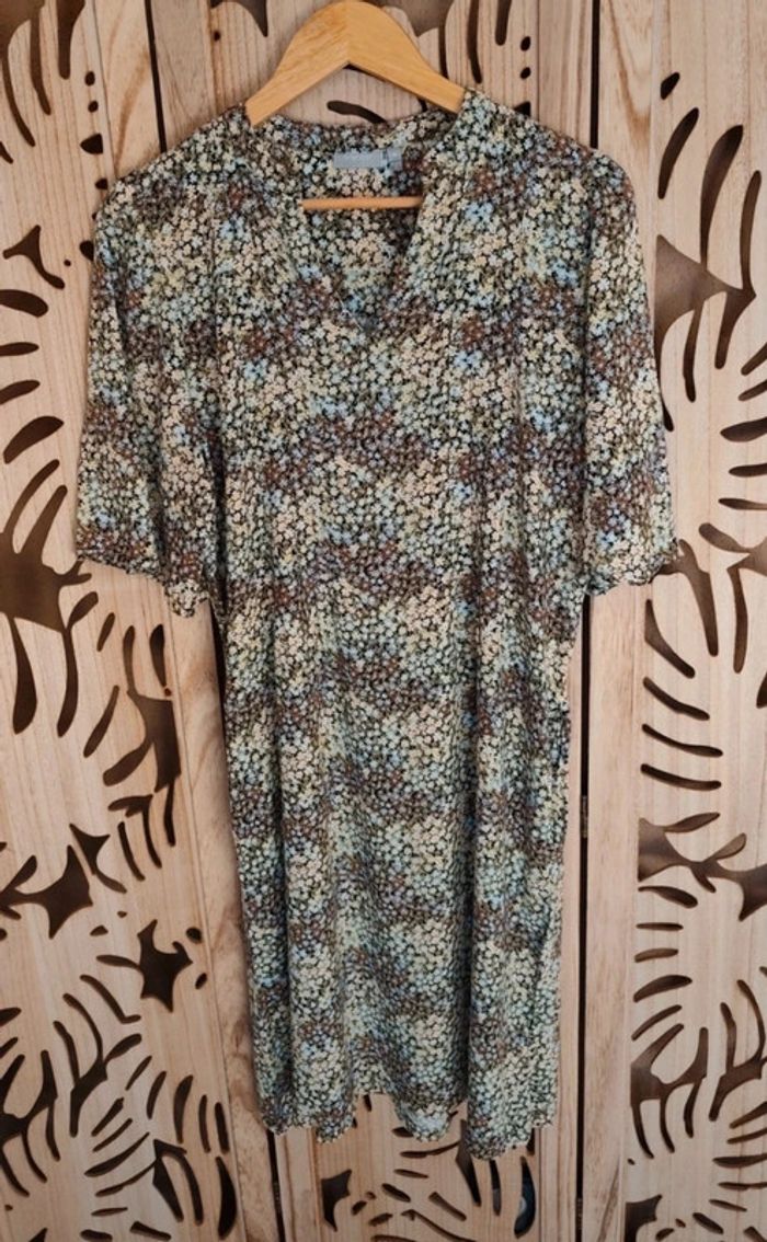 Robe midi fleurie fluide - Taille M/38 - Fransa - photo numéro 6
