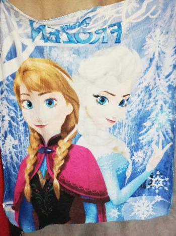 Plaid polaire reine des neiges
