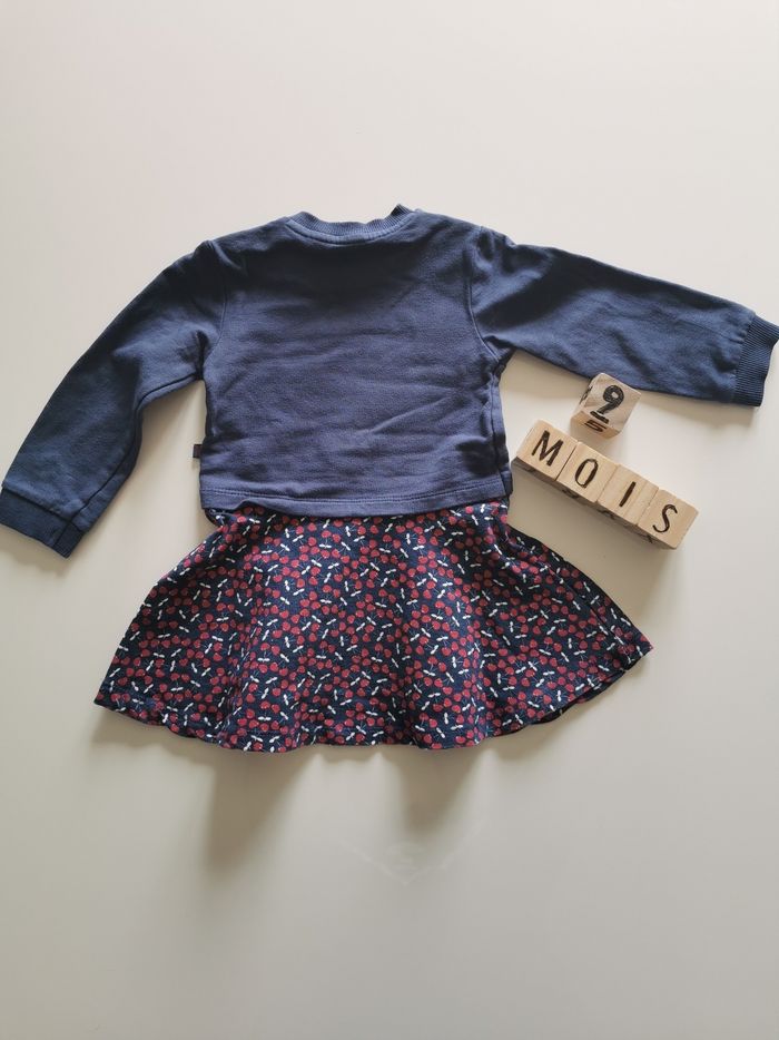 Ensemble bleu/bordeaux Dirkje - photo numéro 3
