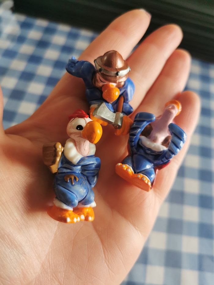 Figurines Kinder Sir Condor 1998 lot de 3 vintage