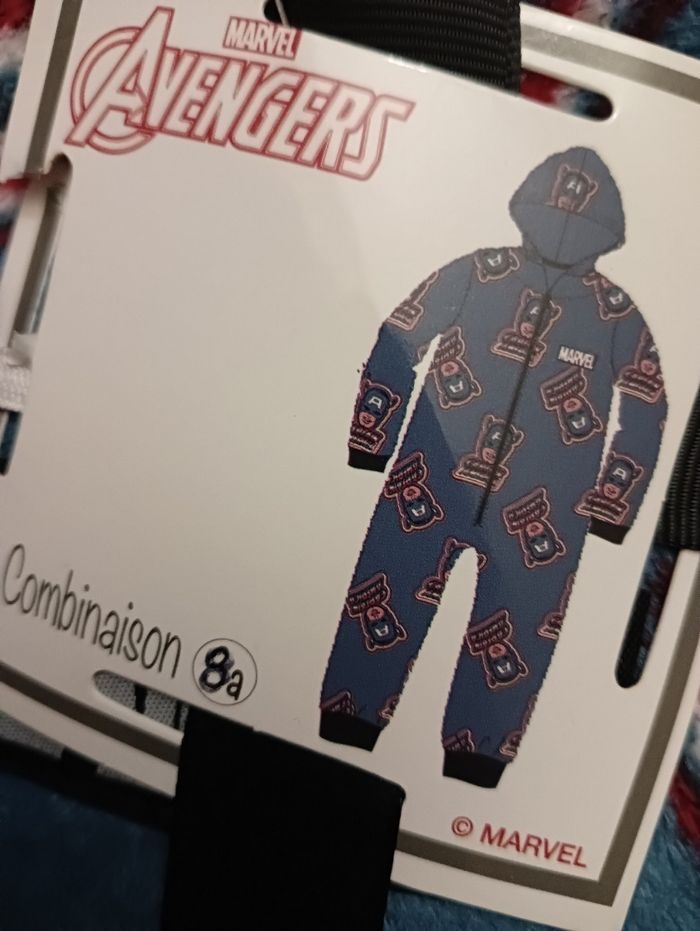 Combi pyj Avengers taille 3 ans 🎁 NEUF taille - photo numéro 5