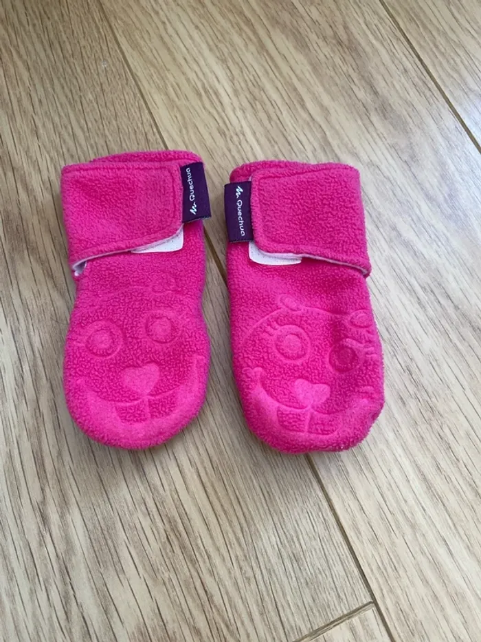 Gants moufles  12-18 mois fille quechua