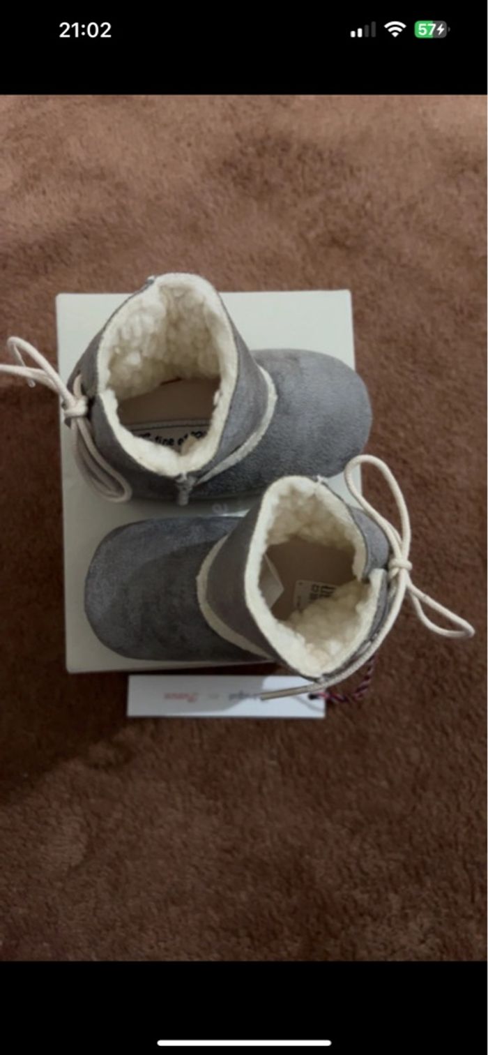 Chaussons/ bottines tartine et chocolat - photo numéro 4