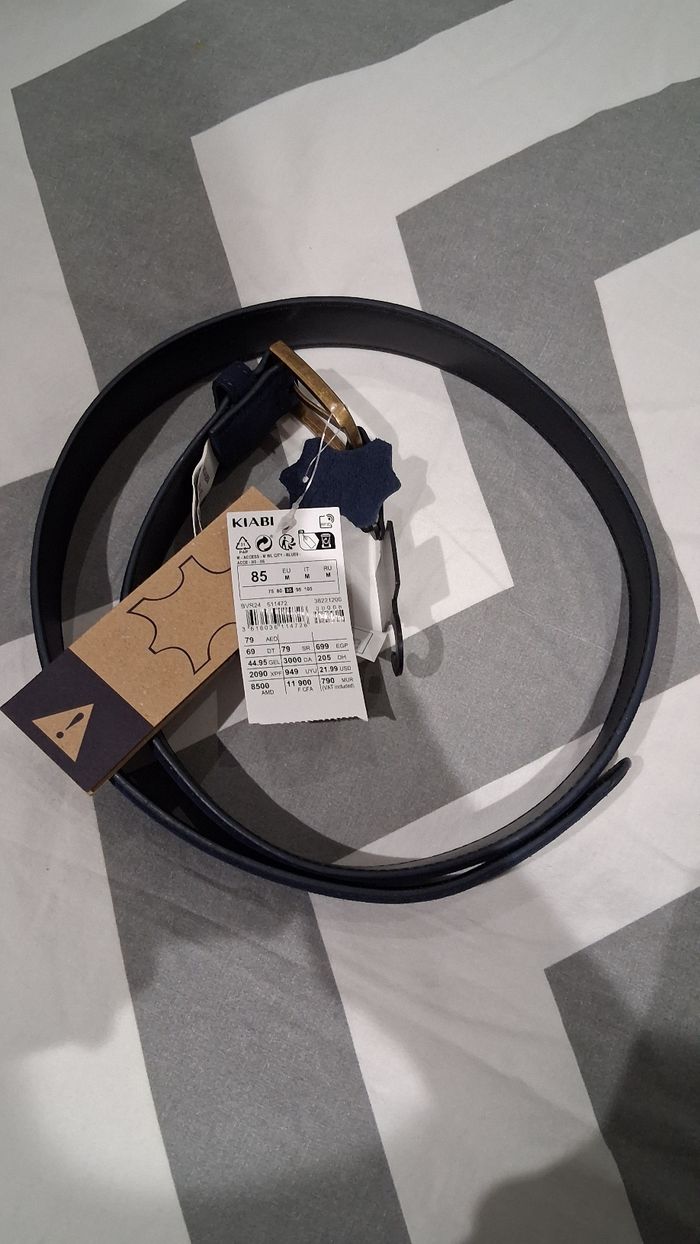 Ceinture bleu foncé