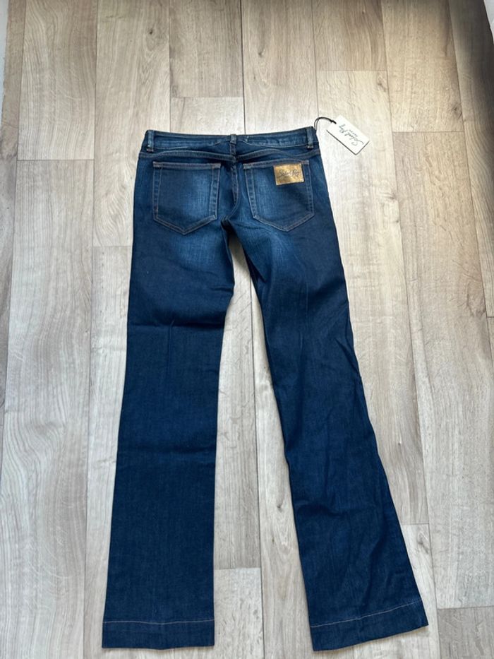 Jean School Rag bleu marine Panfil flare W27 - photo numéro 3