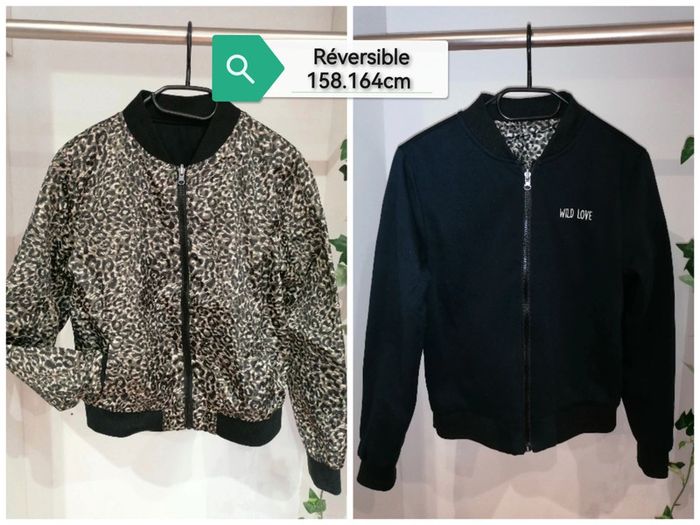 Veste réversible 158.164cm