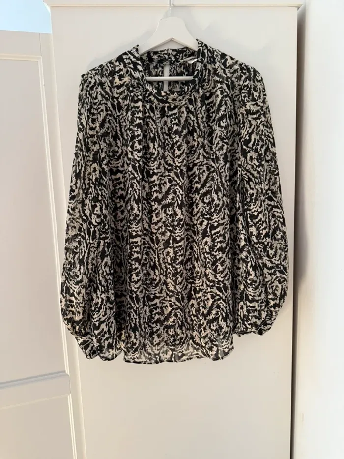 superbe blouse fluide H&M 44 🌸 XXL - photo numéro 7