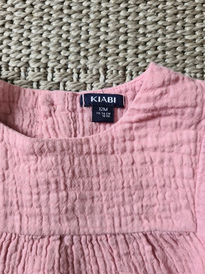 Robe sans manche avec culotte assortie rose poudrée - 12 mois - photo numéro 8