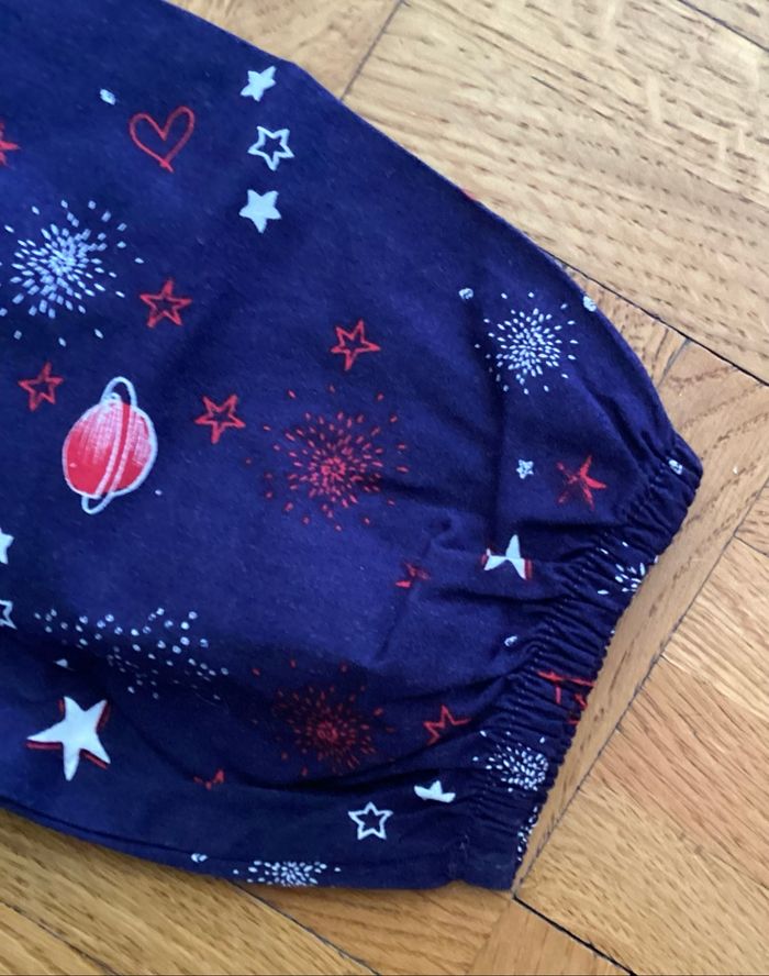 Blouse mixte motifs galaxie 86-92 cm / 12-24 mois - photo numéro 6