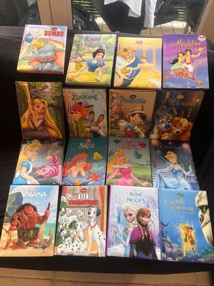 Lot de 16 livres Disney