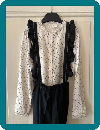 Ensemble chemise salopette 10 ans - Carrément Beau