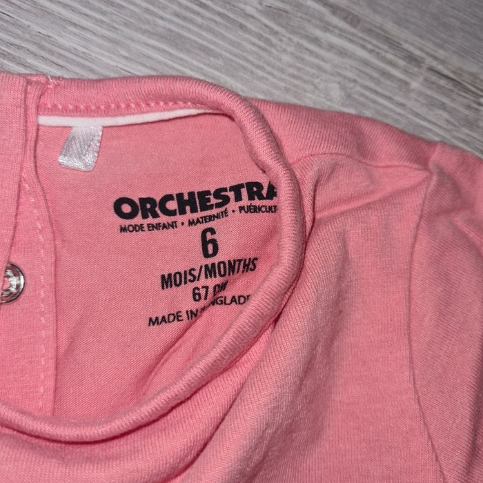 T-shirt manches courtes 6 mois Orchestra - photo numéro 3